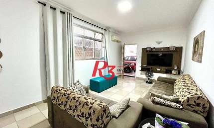 Casa com 3 dormitórios à venda, 233 m² por R$ 1.200.000,00 - Campo Grande - Santos/SP
