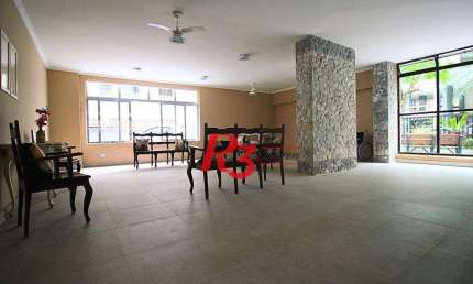 Studio para alugar, 38 m² por R$ 3.000,00/mês - Boqueirão - Santos/SP