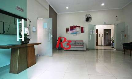 Kitnet, 28 m² - venda por R$ 300.000,00 ou aluguel por R$ 3.000,00/mês - Boqueirão - Santos/SP