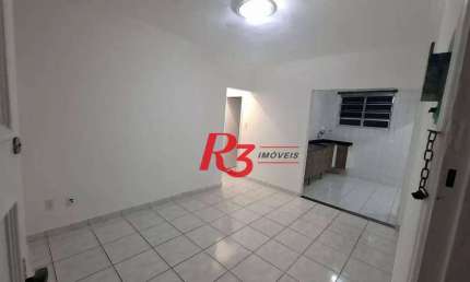 Apartamento com 2 dormitórios para alugar, 75 m² por R$ 3.200,02/mês - Boqueirão - Santos/SP
