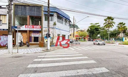 Loja para alugar, 334 m² por r$ 28.362,81/mês - marapé - santos/sp