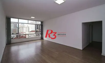 Apartamento com 3 dormitórios para alugar, 168 m² por R$ 6.300,00/mês - Boqueirão - Santos/SP