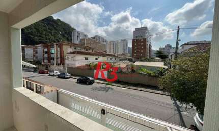 Apartamento com 3 dormitórios à venda, 87 m² por R$ 395.000,00 - Marapé - Santos/SP