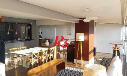 Apartamento com 3 dormitórios à venda, 171 m² por R$ 2.670.000,00 - Embaré - Santos/SP
