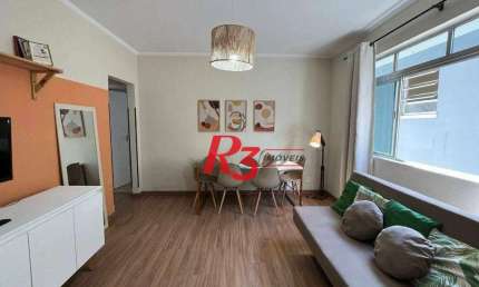Apartamento com 2 dormitórios à venda, 75 m² por R$ 450.000,00 - Encruzilhada - Santos/SP