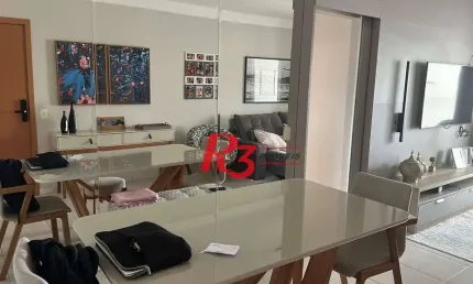 Apartamento com 2 suites à venda, 84 m² por R$ 1.300.000 - Gonzaga - Santos/SP