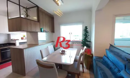 Apartamento à venda, 68 m² por R$ 630.000,00 - Campo Grande - Santos/SP