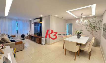Apartamento à venda, 145 m² por R$ 1.350.000,00 - Pompéia - Santos/SP