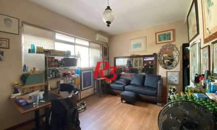 Apartamento com 2 dormitórios à venda, 92 m² por R$ 545.000,00 - Boqueirão - Santos/SP