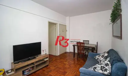 Apartamento com 2 dormitórios à venda, 84 m² por R$ 405.000,00 - Encruzilhada - Santos/SP