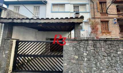 Casa com 3 dormitórios para alugar, 218 m² por R$ 8.565,24/mês - Embaré - Santos/SP