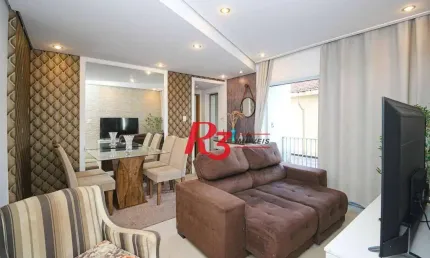 Apartamento com 2 dormitórios à venda, 70 m² por R$ 380.000,00 - Vila Belmiro - Santos/SP