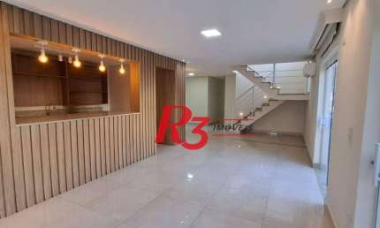 Casa com 4 dormitórios, 380 m2 - venda por R$ 1.590.000 ou aluguel por R$ 12.818 - Embaré - Santos/SP