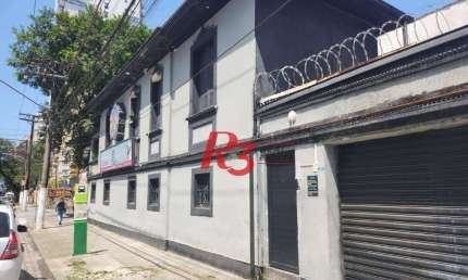 Imóvel Comercial para venda e locação na Pompéia em Santos.