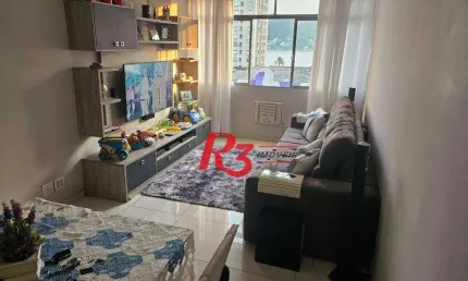 Apartamento com 2 dormitórios à venda, 80 m² por R$ 410.000,00 - Centro - São Vicente/SP
