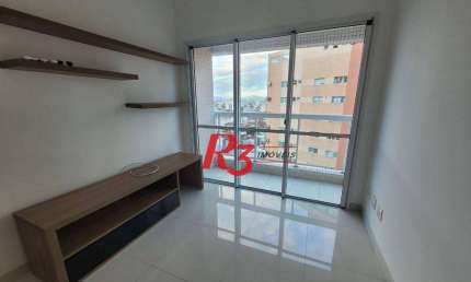 Apartamento com 3 dormitórios para alugar, 93 m² por R$ 7.500,02/mês - Boqueirão - Santos/SP