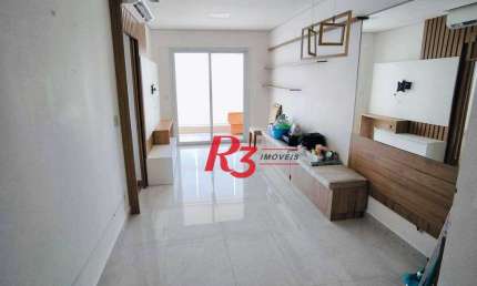 Apartamento, 65 m² - venda por R$ 950.000,00 ou aluguel por R$ 6.000,00/mês - Campo Grande - Santos/SP