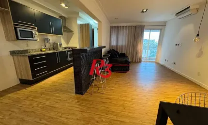 Apartamento com 2 dormitórios à venda, 97 m² por r$ 1.250.000,00 - gonzaga - santos/sp