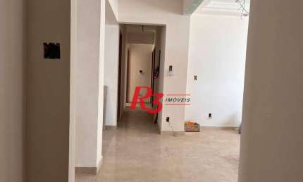 Apartamento com 3 dormitórios, 125 m² - venda por R$ 1.300.000,00 ou aluguel por R$ 8.678,01/mês - José Menino - Santos/SP