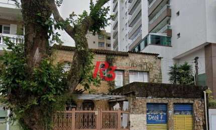 Terreno à venda, 500 m² por R$ 2.200.000,00 - Campo Grande - Santos/SP