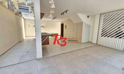 Village com 2 dormitórios à venda, 103 m² por R$ 585.000,00 - Vila Matias - Santos/SP