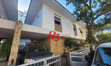 Village com 4 dormitórios para alugar, 160 m² por R$ 7.500,00/mês - Aparecida - Santos/SP