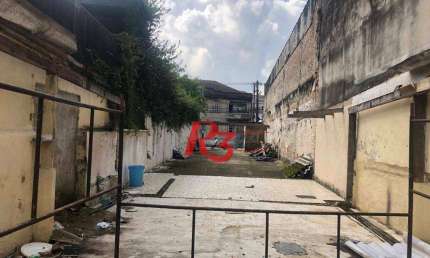 Terreno à venda, 422 m² por R$ 900.000,00 - Centro - Santos/SP