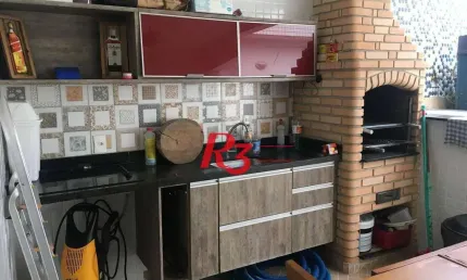 Casa com 3 dormitórios à venda, 129 m² por r$ 1.920.000,00 - campo grande - santos/sp