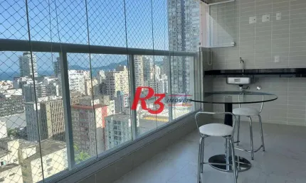Apartamento à venda, 99 m² por r$ 1.880.000,00 - gonzaga - santos/sp