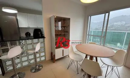Apartamento duplex com 2 suítes à venda, 88 m² por r$ 960.000 - josé menino - santos/sp