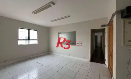 Sala para alugar, 90 m² por R$ 4.500,00 - Gonzaga - Santos/SP