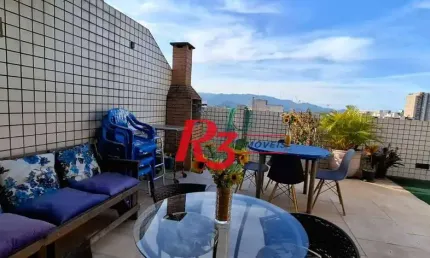 Apartamento à venda, 142 m² por R$ 860.000,00 - Aparecida - Santos/SP