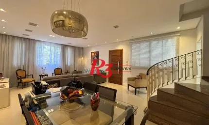 Sobrado com 3 dormitórios à venda, 187 m² por R$ 2.100.000,00 - Ponta da Praia - Santos/SP