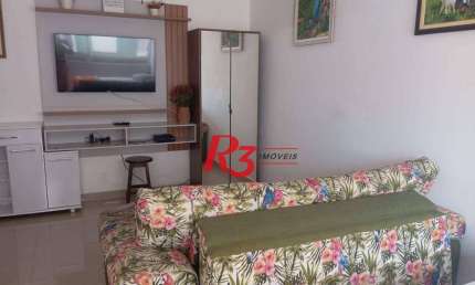 Kitnet, 36 m² - venda por R$ 330.000,00 ou aluguel por R$ 3.000,00/mês - Gonzaga - Santos/SP