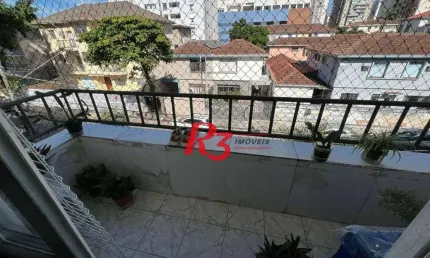 Apartamento à venda, 85 m² por R$ 370.000,00 - Aparecida - Santos/SP