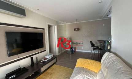 Apartamento com 2 dormitórios à venda, 70 m² por R$ 900.000,00 - Vila Belmiro - Santos/SP