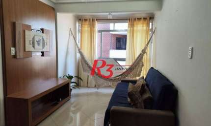 Apartamento com 2 dormitórios para alugar, 70 m² por R$ 3.800,00/mês - Encruzilhada - Santos/SP