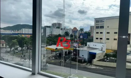Sala para alugar, 148 m² por r$ 15.429,64/mês - gonzaga - santos/sp