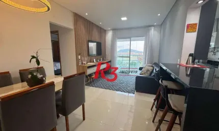 Apartamento com 2 dormitórios à venda, 73 m² por R$ 850.000,00 - Ponta da Praia - Santos/SP