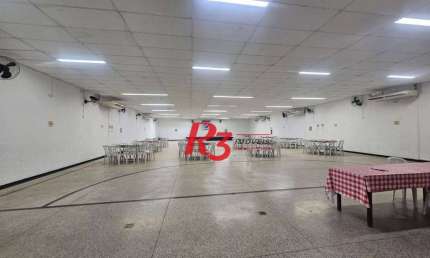 Salão para alugar, 750 m² por R$ 18.000,00/mês - Campo Grande - Santos/SP