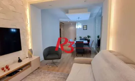 Apartamento à venda, 104 m² por R$ 690.000,00 - Marapé - Santos/SP