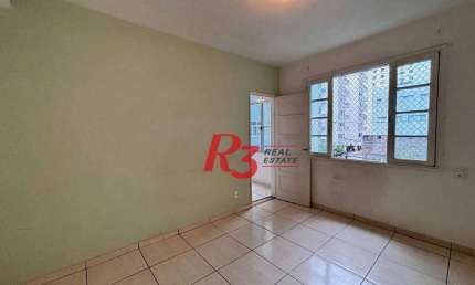 Apartamento com 1 dormitório para alugar, 65 m² por R$ 3.100,02 - José Menino - Santos/SP