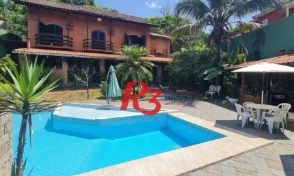 Casa com 4 dormitórios à venda, 360 m² por R$ 2.250.000,00 - Morro de Nova Cintra - Santos/SP