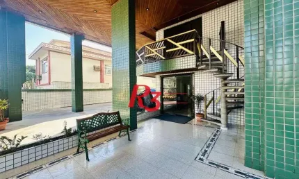 Apartamento com 2 dormitórios à venda, 78 m² por r$ 550.000,00 - campo grande - santos/sp