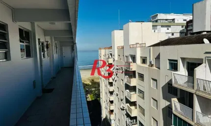 Kitnet com 1 dormitório para alugar, 35 m² por r$ 2.750,00/mês - gonzaga - santos/sp