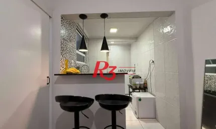Apartamento com 1 dormitório à venda, 35 m² por R$ 325.000,00 - Gonzaga - Santos/SP