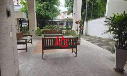 Apartamento com 2 dormitórios à venda, 91 m² por R$ 565.000,00 - Embaré - Santos/SP