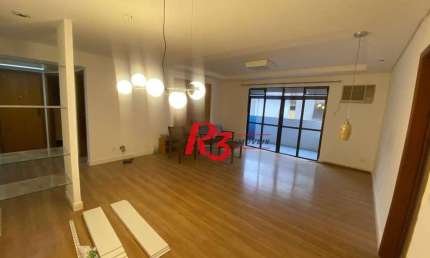 Apartamento com 3 dormitórios para alugar, 160 m² por R$ 7.500,00/mês - Gonzaga - Santos/SP