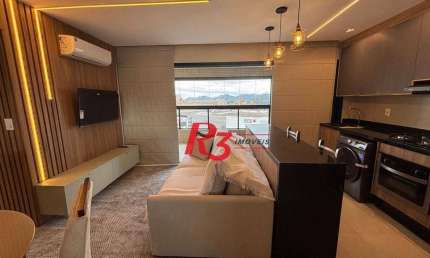 Apartamento com 2 dormitórios, 65 m² - venda por R$ 1.200.000,00 ou aluguel por R$ 7.983,00/mês - Ponta da Praia - Santos/SP