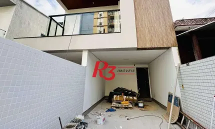 Casa com 2 dormitórios à venda, 110 m² por R$ 980.000,00 - Embaré - Santos/SP